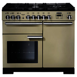 Rangemaster Professional Deluxe 100 Dual Fuel Range Cooker Cream